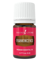 Young Living Frankincense oil 5 ml bottle for daily skincare.