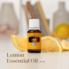 Young Living Lemon oil diffuser setup—invigorating aroma to energize any workspace.