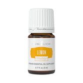 Young Living Lemon Vitality bottle showing pure citrus flavor for cooking