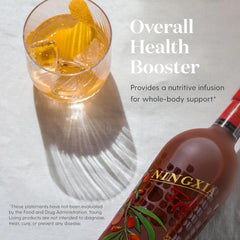 Pouring NingXia Red into a glass reveals a vibrant, flavorful beverage.