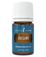 Young Living Oregano essential oil bottle close-up highlighting purity for diffusion