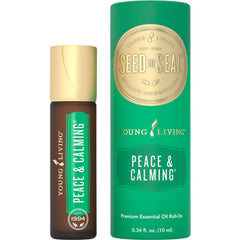 Young Living Peace & Calming Roll-On packaging for on-the-go relaxation and calm
