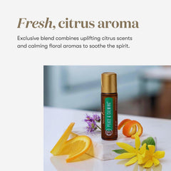 Travel-friendly Peace & Calming Roll-On bottle designed for quick resets during busy days
