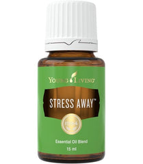 Cedarwood bark visuals suggest grounding with Stress Away.