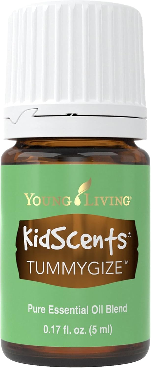 Young Living TummyGize bottle front view for gentle tummy support in kids