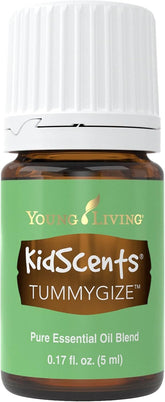 Young Living TummyGize bottle front view for gentle tummy support in kids