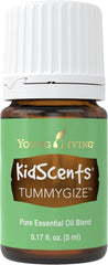 Young Living TummyGize bottle front view for gentle tummy support in kids
