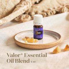 Young Living Valor with black spruce note delivers grounding for mindful mornings.