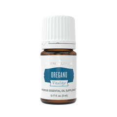 Young Living Vitality Oregano Oil 5 ml bottle with a rich aroma for cooking.