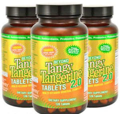 Youngevity Beyond Tangy Tangerine bottle view promotes natural, whole-food nutrients for daily wellness.