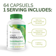 Youngevity Ultimate Mineral Caps from humic shale source for natural mineral support.