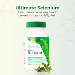 Youngevity Ultimate Selenium capsules-closeup highlighting compact, potent capsules