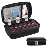 YOUSHARES insulin vials fridge organizer with 18 slots keeps bottles neatly organized in the fridge.