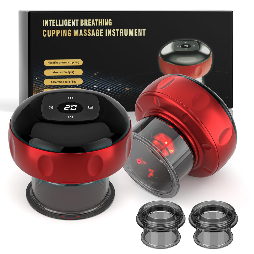 Youtelit 5-in-1 cupping set front view shows home-ready therapy for targeted muscle relief.