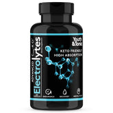 Youth & Tonic complete electrolyte capsules label highlights clean ingredients for trusted hydration.