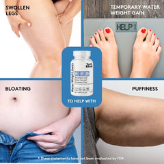 Youth & Tonic Water Weight Away ingredients like dandelion illustrate natural diuretic benefits.
