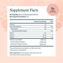 Youtheory Collagen Liquid Berry flavor pour emphasizes easy mixing and quick daily intake.