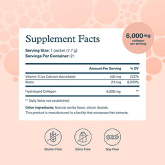 Serving scoop of Youtheory collagen powder vanilla for measurement
