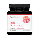 Youtheory Joint Complex bottle front showing UCII formula for smoother daily mobility.
