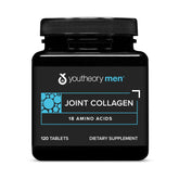 Youtheory Men’s Joint Collagen bottle for easy daily use and intake.
