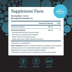 Youtheory Men’s Joint Collagen capsules arranged for joint support.