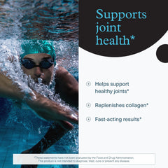 Youtheory Men’s Joint Collagen label close-up showing collagen ingredients.