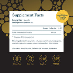 Youtheory Shilajit capsules close-up highlighting capsule texture and product quality.