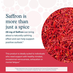 Youtheory Saffron vegan, dairy-free, gluten-free formula for daily wellness
