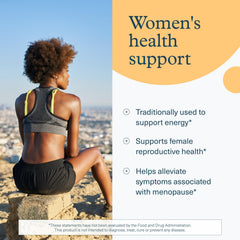 Youtheory Maca Root label detail highlighting vegan, gluten-free formula.