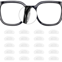 YR 20-pairs eyeglass nose pads, clear pack for quick frame refresh.