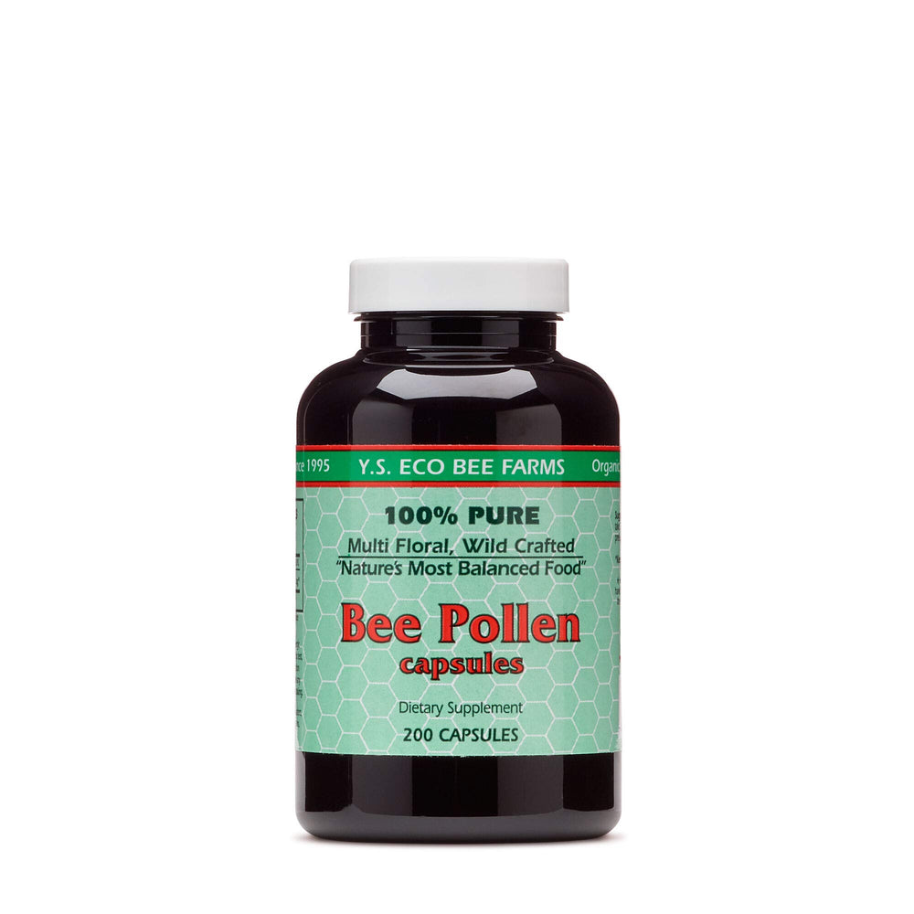 YS Eco Bee Farms Bee Pollen bottle for daily energy support