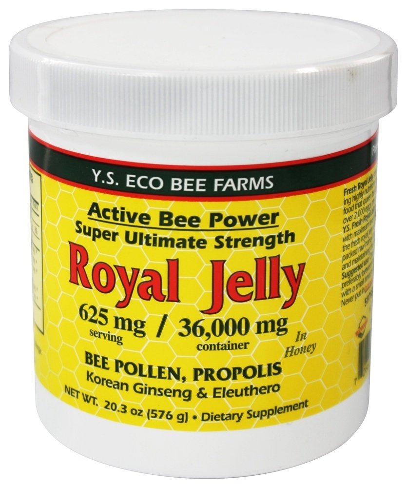 YS Eco Bee Farms Fresh Royal Jelly bottle for daily use