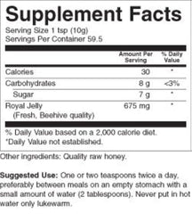 YS Royal Jelly/Honey Bee bottle pour demonstrates easy dosing for daily rituals