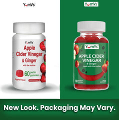 YUM-V'S ACV Gummies stacked to emphasize convenient daily use.