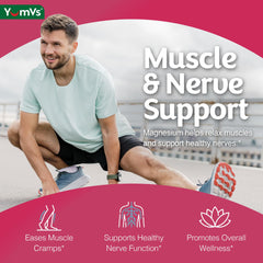 YUM-V'S Magnesium Citrate Gummies gluten-free and dairy-free option for diverse diets.