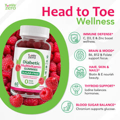 YUM-V'S daily-use setup shows two-gummy serving for a balanced routine.