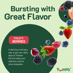 Soft-chew gummies emphasize easy-to-chew daily vitamin routine.