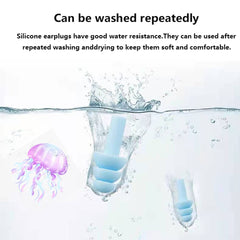 YUNHAN HN earplugs are water resistant for swimming and showers