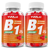 YUULAI B1 Gummies Raspberry – tasty energy support for daily routines.