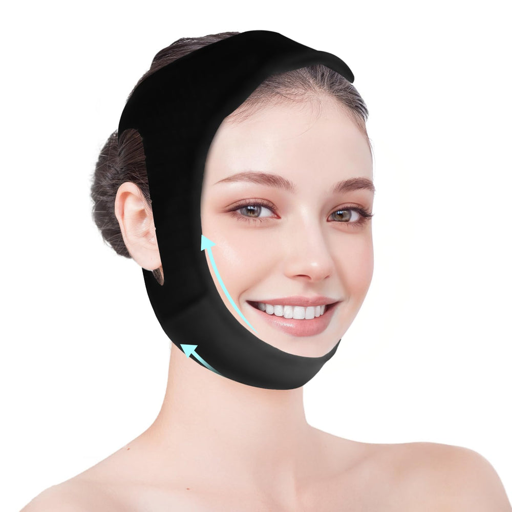 YZWONLY anti-snoring chin strap shown for CPAP use offering comfortable jaw support.