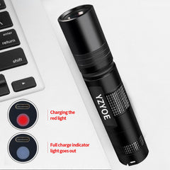 YZYOE lámpara recargable USB, puerto tipo-c para carga rápida y conveniente.