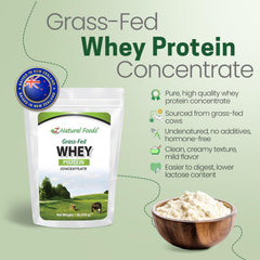 Z Natural Foods whey powder scoop ready to mix in shakes