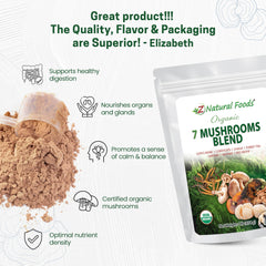 Z Natural Foods smoothie bowl with mushroom blend adds earthy creaminess.