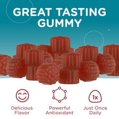 Zahler Chapter One Immunity Gummies kids zinc and vitamin C closeup signaling essential micronutrients