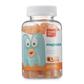 Zahler Chapter One Magnesium Gummies peach bottle for kid-friendly, calcium-supporting chew.