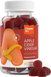 Zahler Chapter Six Apple Cider Vinegar Gummies bottle for easy daily use.