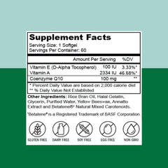 Zaytun Halal CoQ10 mini softgel close-up for easy swallowing.