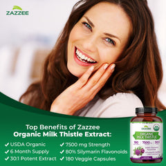 Zazzee USDA Organic seal on packaging