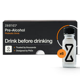 ZBiotics bottle pour for pre-drink use toward a smoother morning.