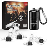ZDMATHE concert earplugs in two sizes for comfortable fit during live shows